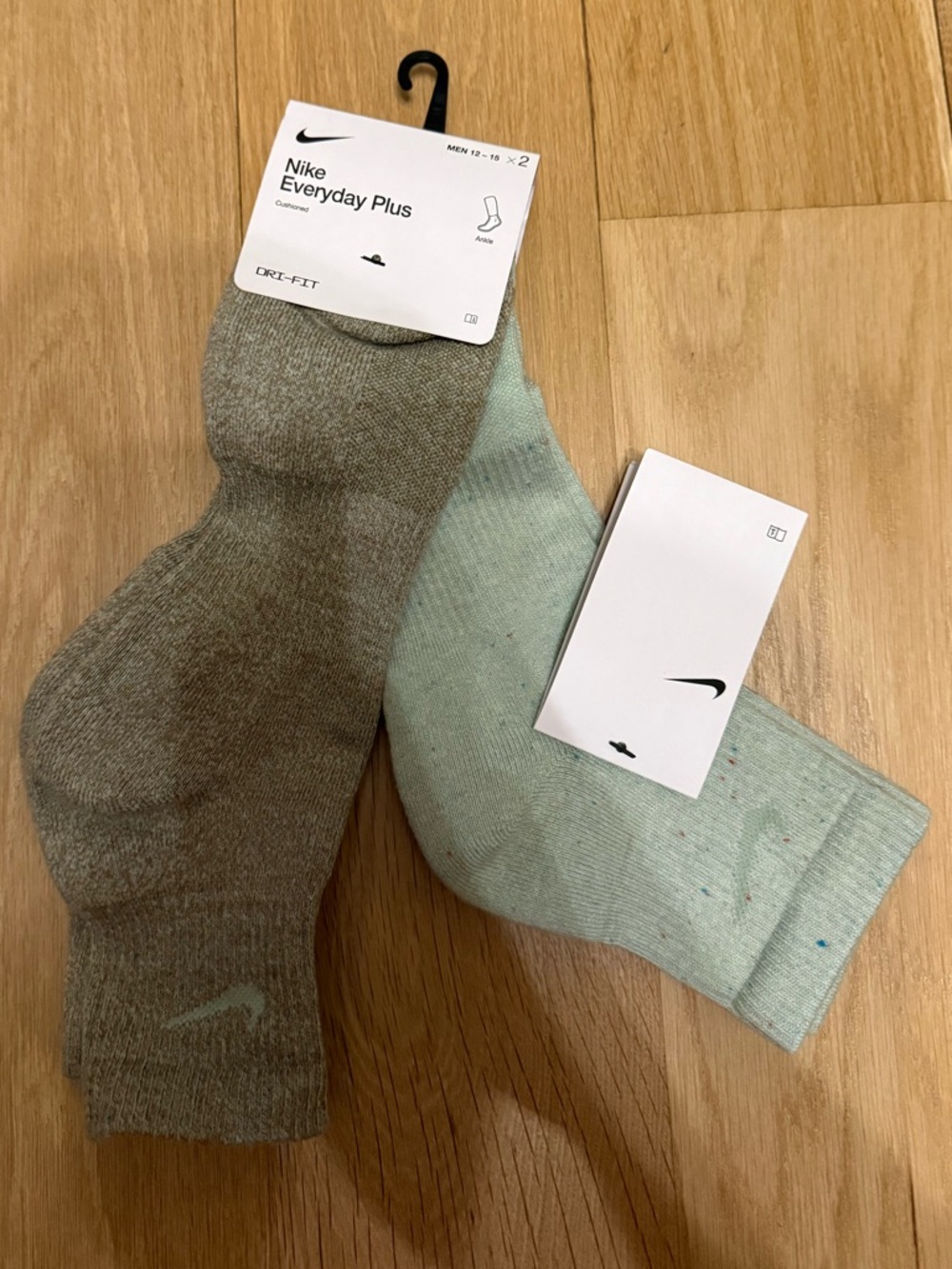 Nike Everyday Plus Cushioned Training Ankle Socks 2 Pair DR5295 905 Sz XL